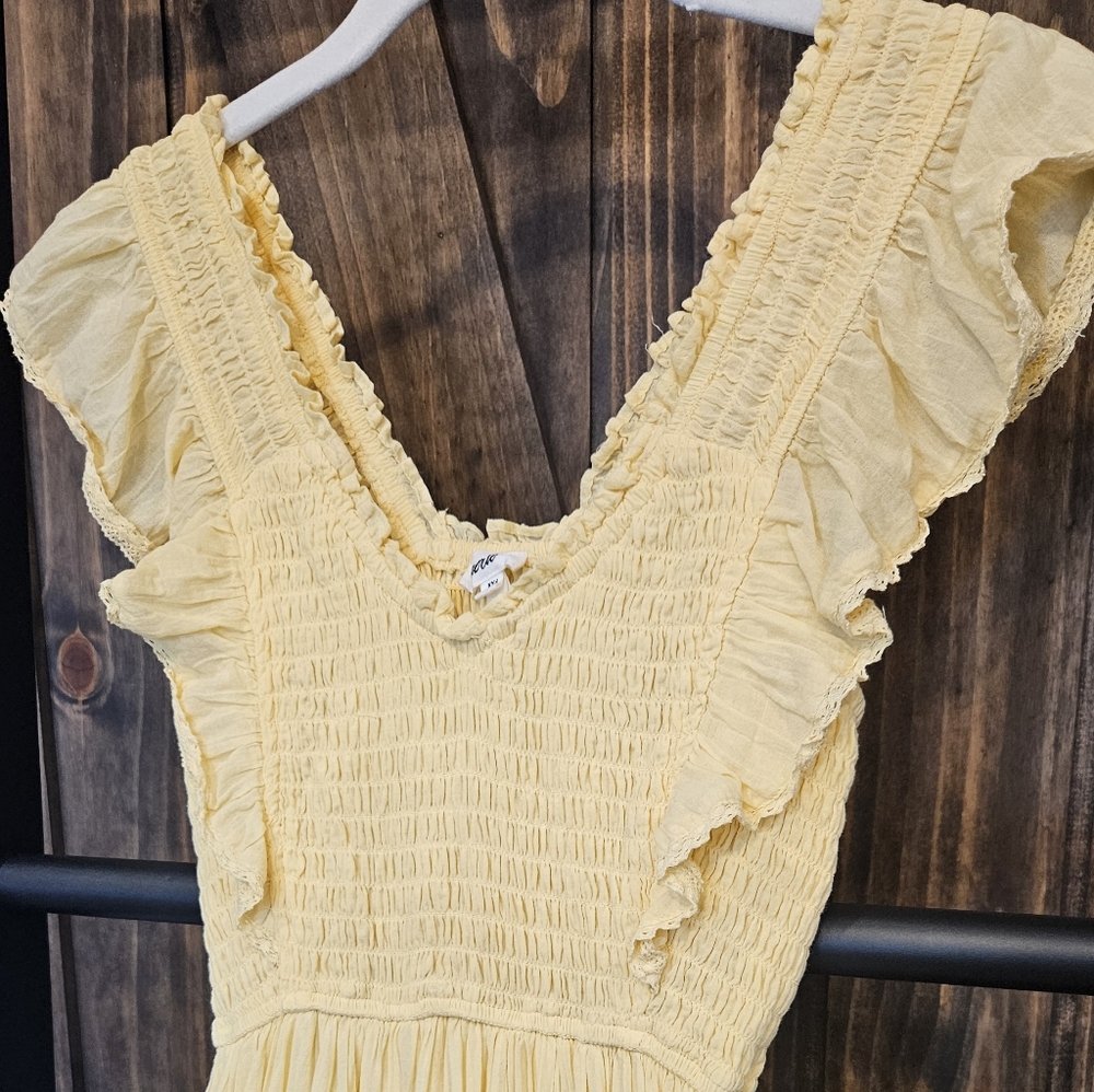 Aerie Ruffle Maxi Dress